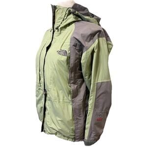 Vintage North Face Celery Green Summit Series Gore Tex Jacket Parka Women S